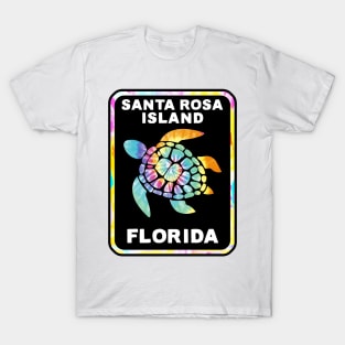 Santa Rosa Beach Florida Sea Turtle Sticker T-Shirt
